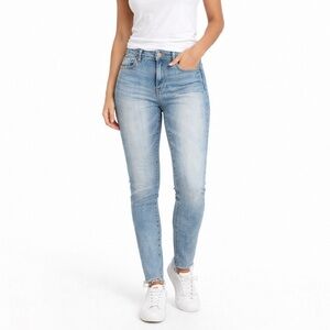 Gap 1969 Legging Jeans Size 10 Light Wash‎ Raw Hem Stretch Denim